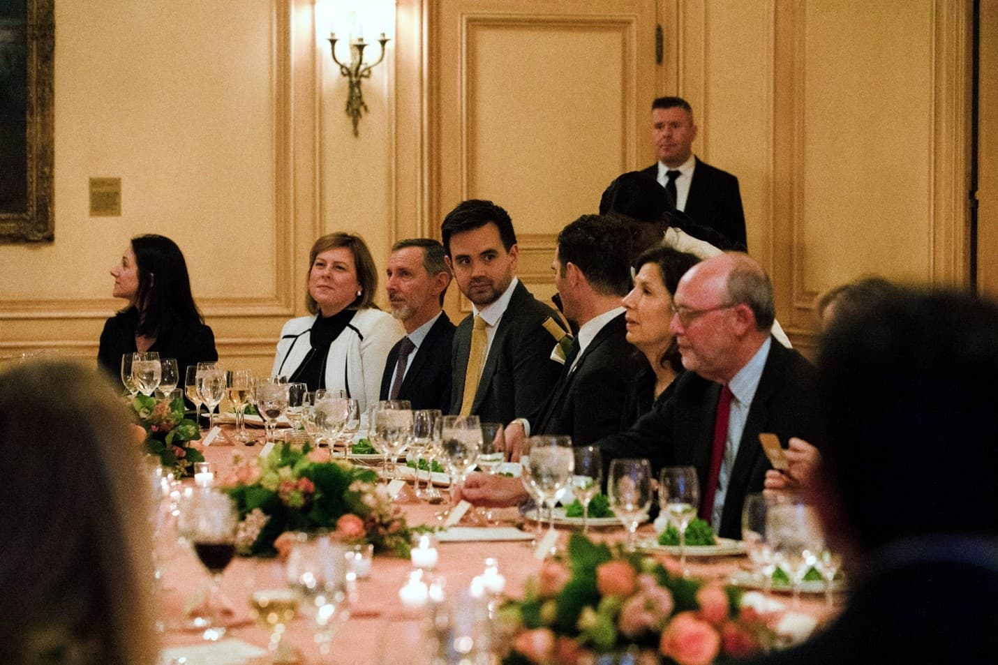 Participants at Meridian's Tech Envoy Series dinner